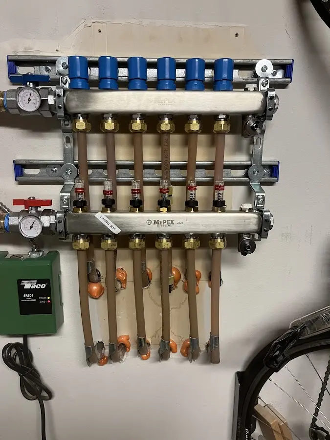 Plumber performing Leak Detection at a residential property in Fayette